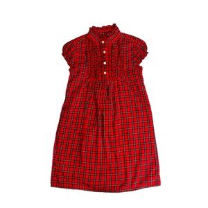 Ralph Lauren girls red Plaid Dress 3T